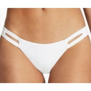 Vitamin A Women's White Neutra Hipster Bottoms Swimwear Size M / 8 NWT